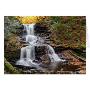 Tocarora Herfsten op Ricketts Glen Note Card