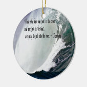 Tocarora Proverb American Indian quote Keramisch Ornament (Links)