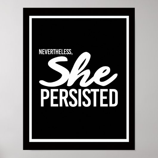 Toch bleef ze door - Elizabeth Warren - Poster (Voorkant)