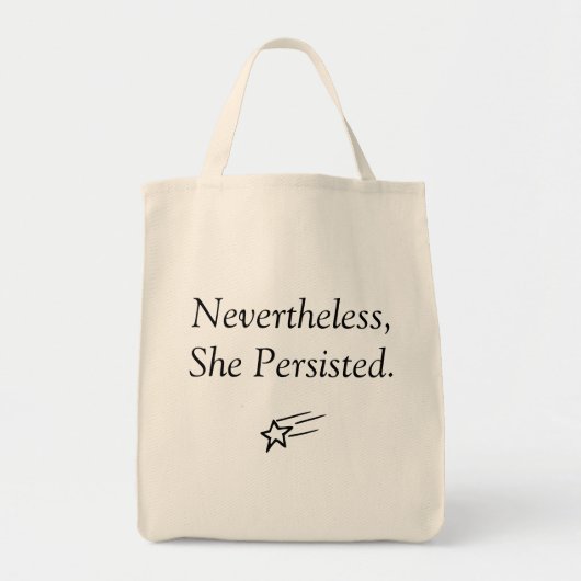 Toch bleef ze. tote bag (Voorkant)