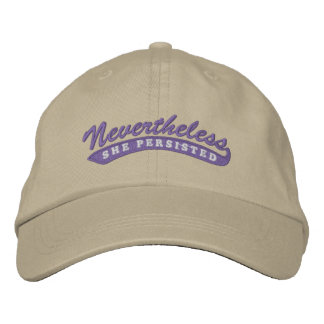 Toch bleef ze volharden. Baseball Cap