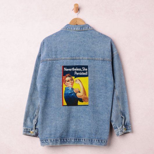 Toch hield ze Rosie de Riveter vol Denim Jacket (Hangar)