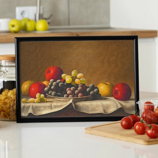 Toch leven, appels, druiven, Barton Stone Hays Poster