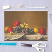 Toch leven, appels, druiven, ontkoppeling van frui tissuepapier (Craft)