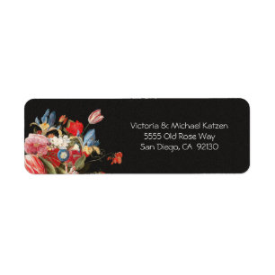 Toch leven Floral Dark & Moody Wedding Etiket