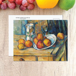 Toch Life Milk Jug Fruit Paul Cézanne Briefkaart