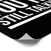 Toch, ondanks de blik op mijn gezicht, grappig cit poster (Hoek)