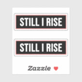 Toch stijg ik sticker (Vel)