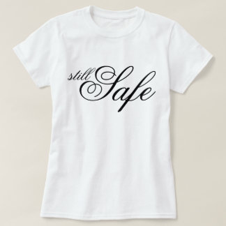 "Toch veilig" chic esthetisch script bevestiging T-shirt