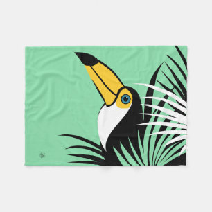 Toco Toekan Vogel Fleece Deken