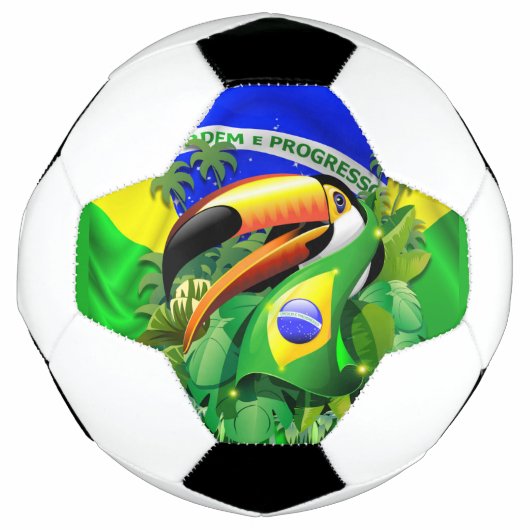 Toco Toucan avec drapeau brésilien (Devant)