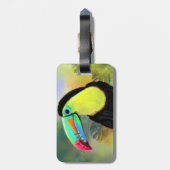 Toco Toucan Bird Bagagelabel (Achterkant verticaal)