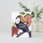 Toco Toucan Briefkaart (Staand voorkant)