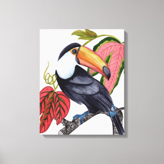 Toco Toucan Canvas Afdruk (Voorkant)