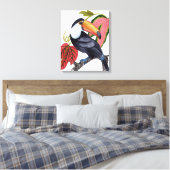 Toco Toucan Canvas Afdruk (Insitu (Slaapkamer))