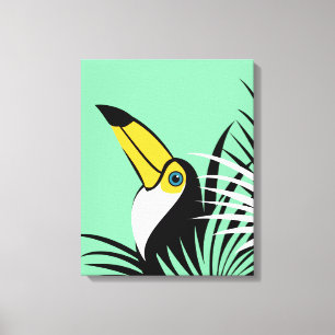 Toco Toucan Oerwoud Canvas Afdruk