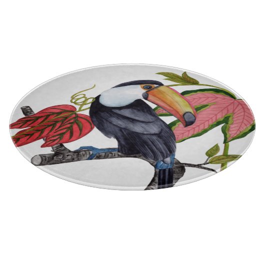 Toco Toucan Snijplank (Hoek)