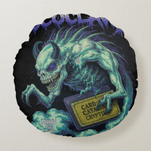 TOCOCLAWS Kaartcatalogus Cryptid Ondead Bibliothec Rond Kussen