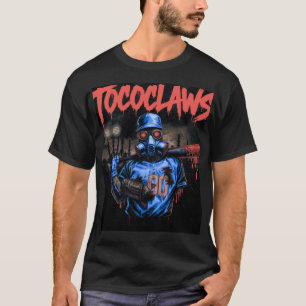 TOCOCLAWS Slime League: Paars & Miljoen Groen Bas T-shirt