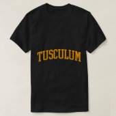 Toculum Arch  Retro University Style T-Shi T-shirt (Design voorkant)