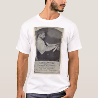 Tod Browning 1921 T-shirts vintages de portrait