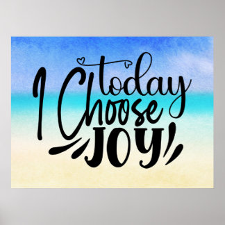 TodaY Ik kies vreugde poster