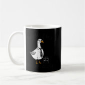 Today Im Serious Goose Briefcase Funny Silly Humor Koffiemok (Links)