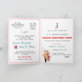 Today We Are Together folded invitation card (Intérieur)