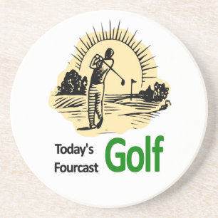Todays Fourcast "Golf" Zandsteen Onderzetter