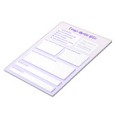 Today's Mental Notes Notepad  Notitieblok (Schuin)