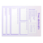 Today's Mental Notes Notepad  Notitieblok (Voorkant)
