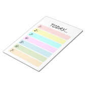 Todays Tasks-Notitieblok Notitieblok (Schuin)