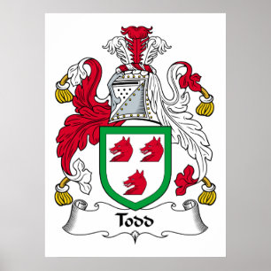 Todd Family Crest Poster
