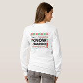 Todd Margo Carpet Funny Red Green Ugly Kerstmis T-shirt (Achterkant volledig)