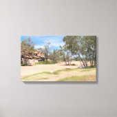 Todd stroomgebied nabij Alice Springs Canvas Afdruk (Voorkant)