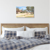 Todd stroomgebied nabij Alice Springs Canvas Afdruk (Insitu (Slaapkamer))