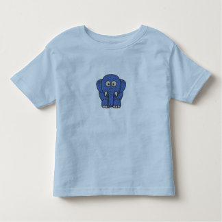 Todddler T-shirt, blauw shirt, shirt