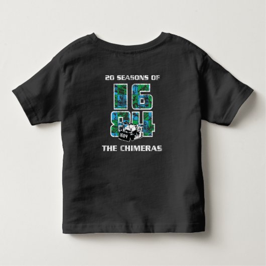 Toddler 20e Saison Theme Tshirt (Dos)