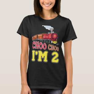 Toddler Cute Train Lover B Dag Im 2 Choo Choo T-shirt