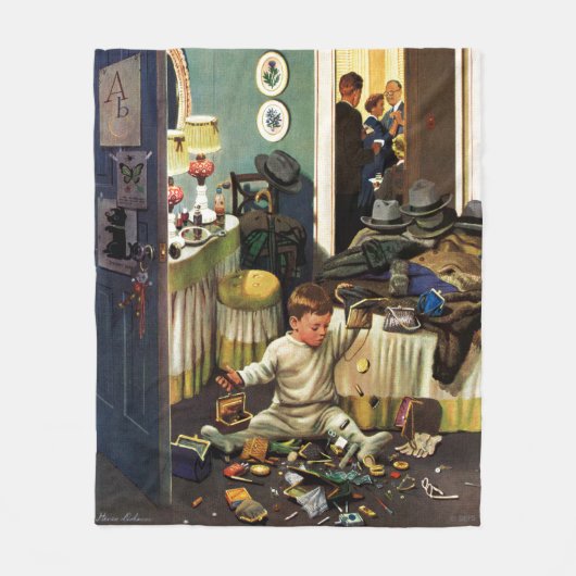 Toddler Empties Purses Fleece Deken (Voorkant)