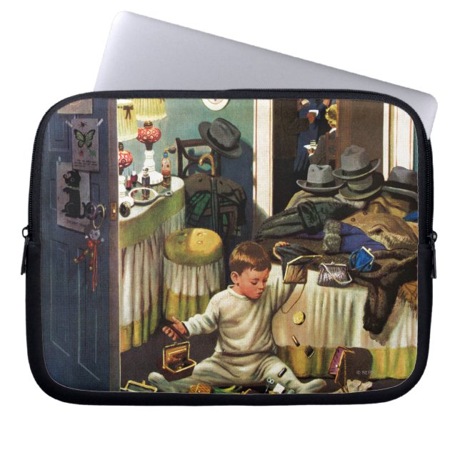 Toddler Empties Purses Laptop Sleeve (Voorkant)