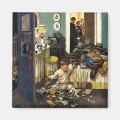 Toddler Empties Purses Magneet (Voorkant)