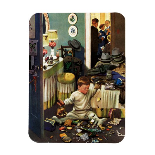 Toddler Empties Purses Magneet (Verticaal)