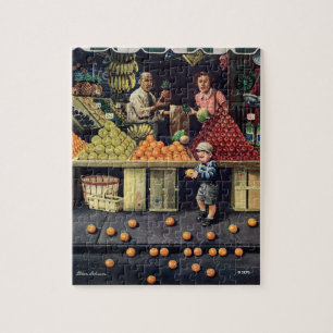 Toddler en Sinaasappels Legpuzzel