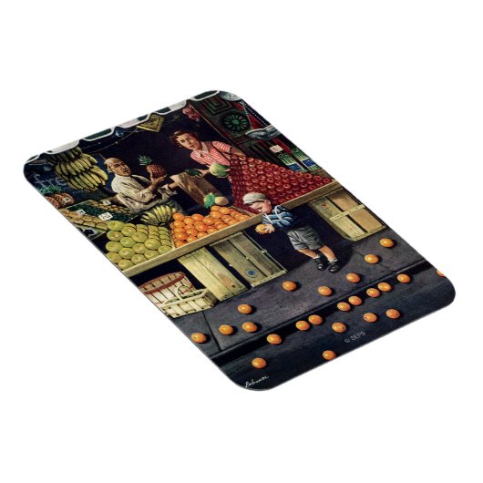 Toddler en Sinaasappels Magneet (Rechterzijde)