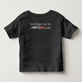 Toddler Fine Jersey T-Shirt - De linkerzijde, gede (Achterkant)