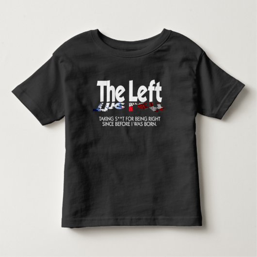 Toddler Fine Jersey T-Shirt - De linkerzijde, gede (Voorkant)