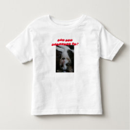 Toddler grappig shirt van katten (rode tekst)