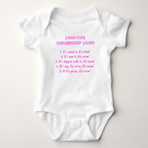Toddler Ownership Laws - Jordyn Romper