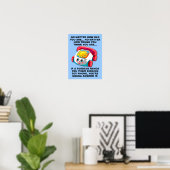 Toddler Phone Funny Poster Signe (Bureau à domicile)
